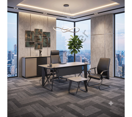 Alpi Ofis ve Büro Masa Takımı 160 cm Masalı